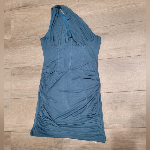 Women's Turquoise Cider Dress - Size Medium - Picture 2 of 5